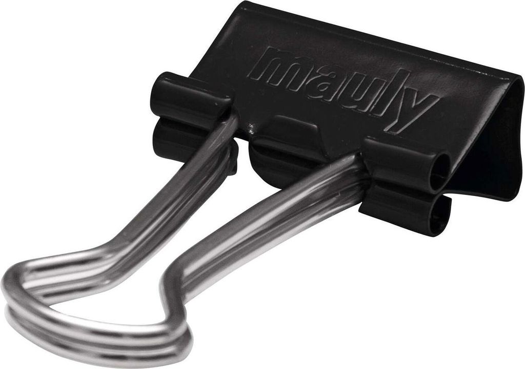 MAUL Foldback-Klemmer mauly® Federstahl Metall 12 Stück 50 Produktbild 