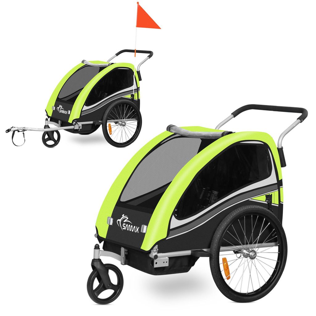 Obrotowa przyczepka rowerowa SAMAX 360° 2w1 jogger - w Zdjęcie produktu 