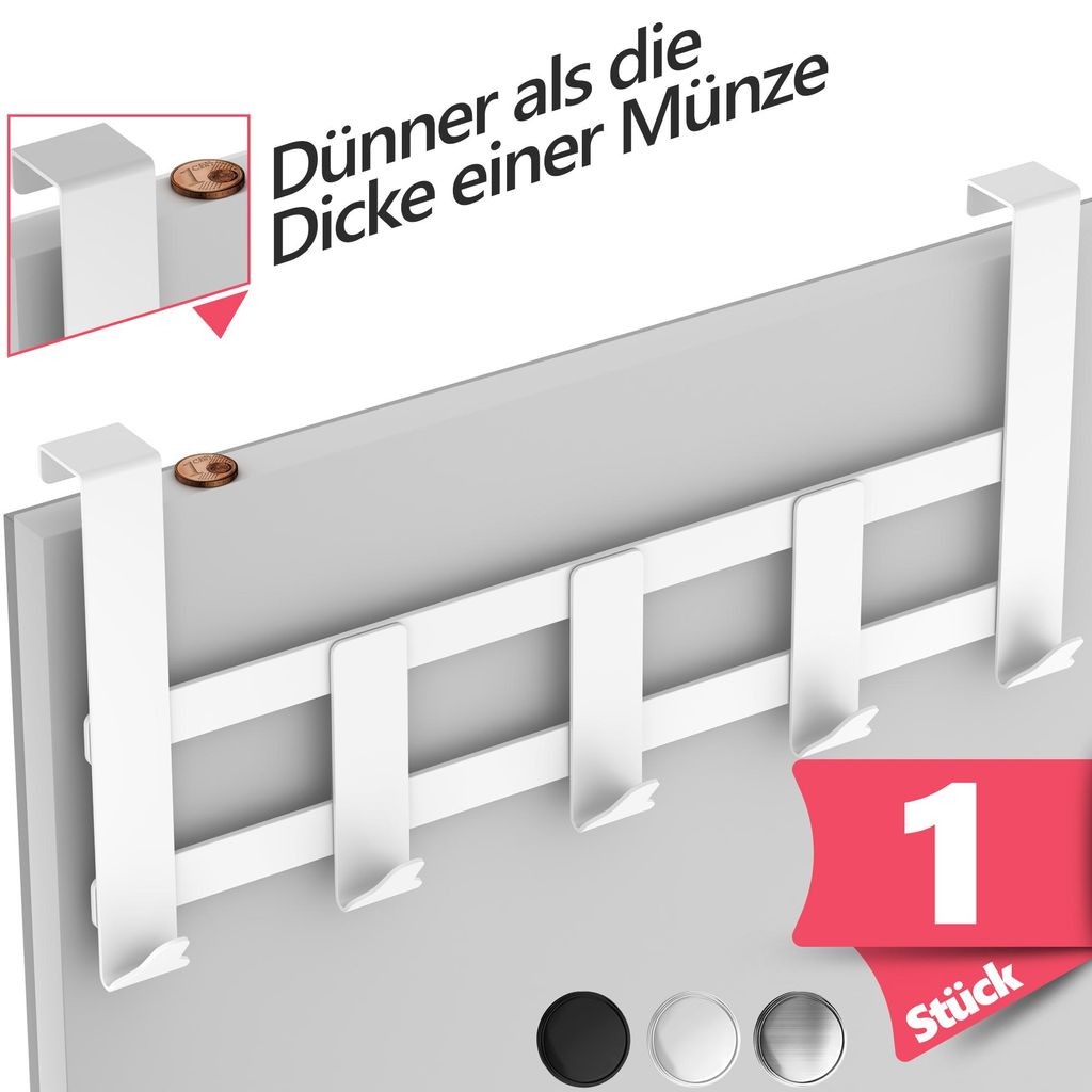 Lindenstein Premium Türgarderobe zum Einhängen aus Produktbild 