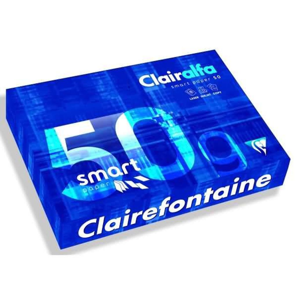 A product shot of a ream of Clairefontaine paper.