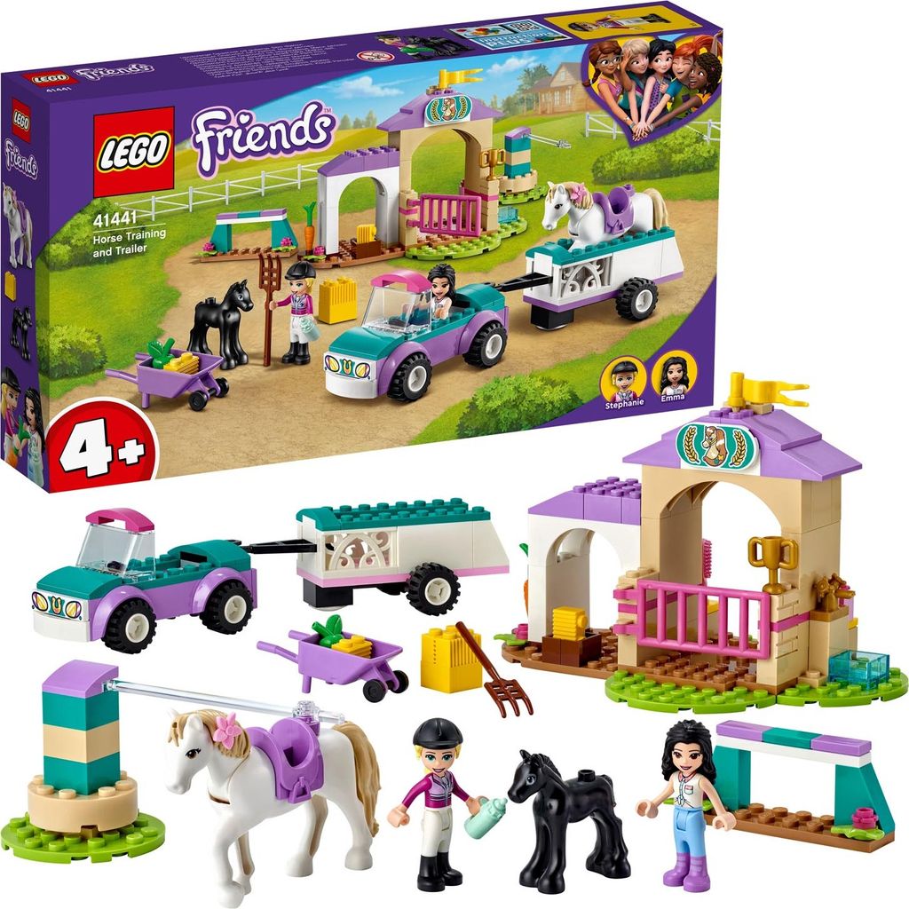 LEGO 41441 Friends Enclos d'entraînement et remorque pour Image du produit 
