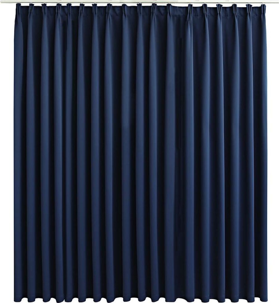 vidaXL zatemňovací záves s háčikmi Blue 290 x 245 cm Obrázok produktu 