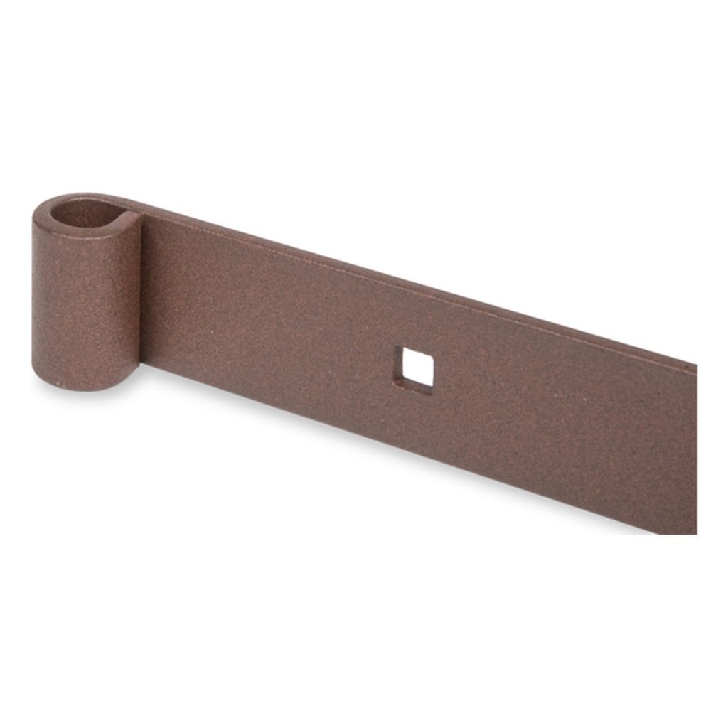Alberts DURAVIS Ladenband, gerade, abgerundet, rostbraun 800 x 16 mm