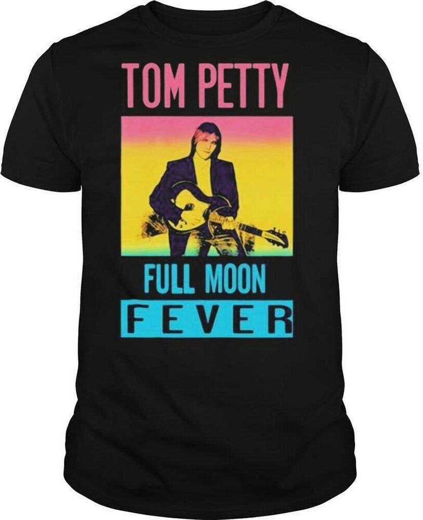 Tom Petty & The Heartbreakers - "Full Moon Fever" T-Shirt für Herren/Damen Uni RO5698 (M) (Schwarz)