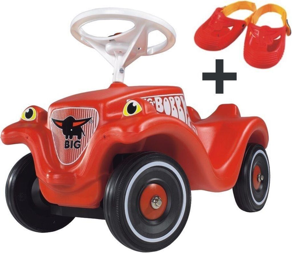 Big Bobby Car Classic z oponami Whisper czerwony 56053 Zdjęcie produktu 2