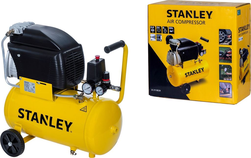 Kompresor olejowy Stanley 24 L 1500 W FCCC404STN005 24 L 8 Zdjęcie produktu 
