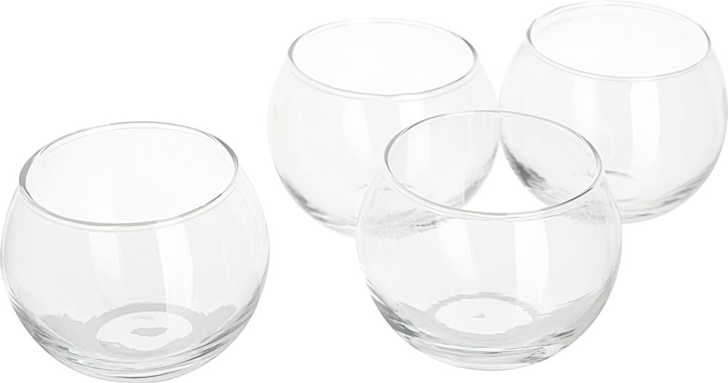 VBS Teelichtglas "Bowl", 4 Stück Produktbild 