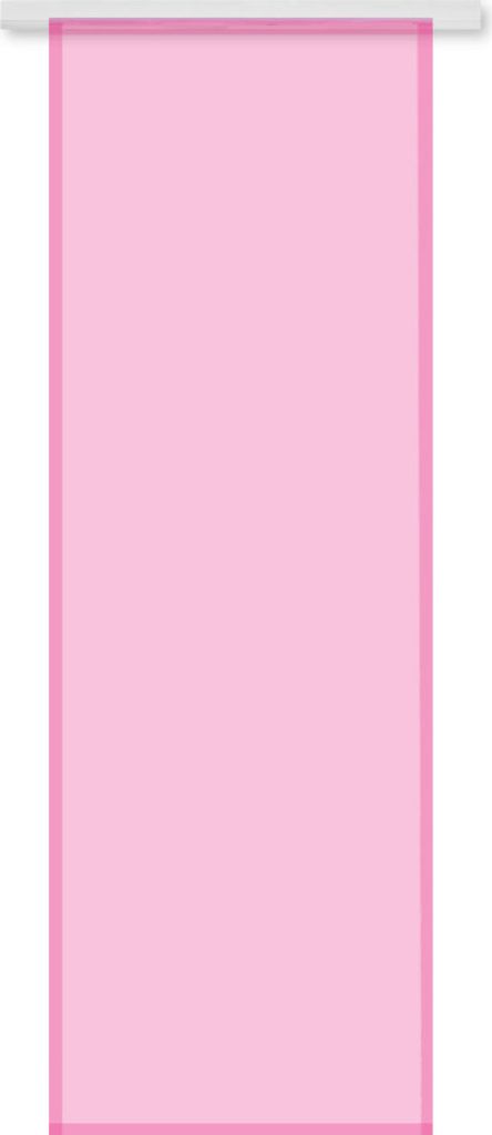 Flächenvorhang Noella ohne Zubehör, Größe: 60x245cm, Farbe: Pink