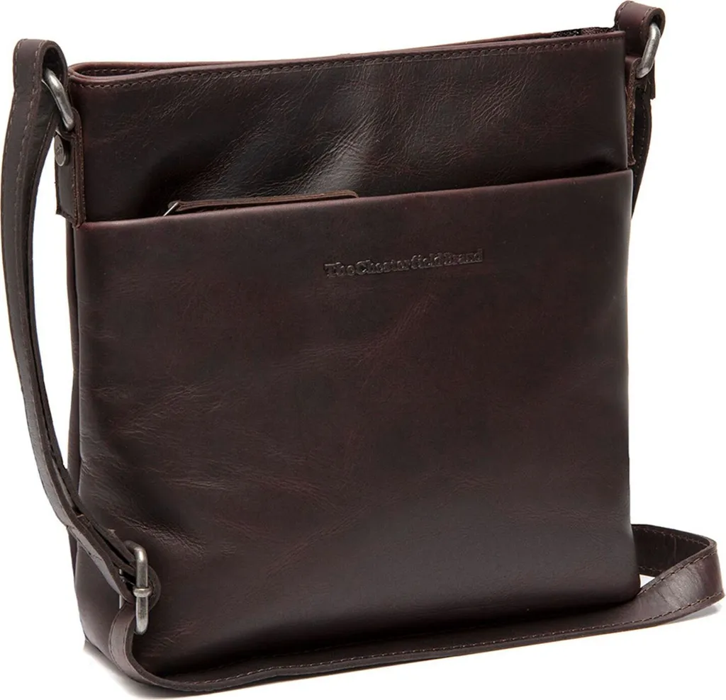 Sac à bandoulière en cuir marron Navene : idéal pour voyage et quotidien