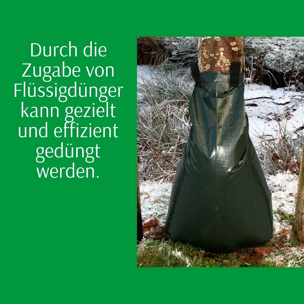 Sacs pour l'Eau Arbre 75 Litres - PVC Vert Haute Résistance Lot de 2 - 5