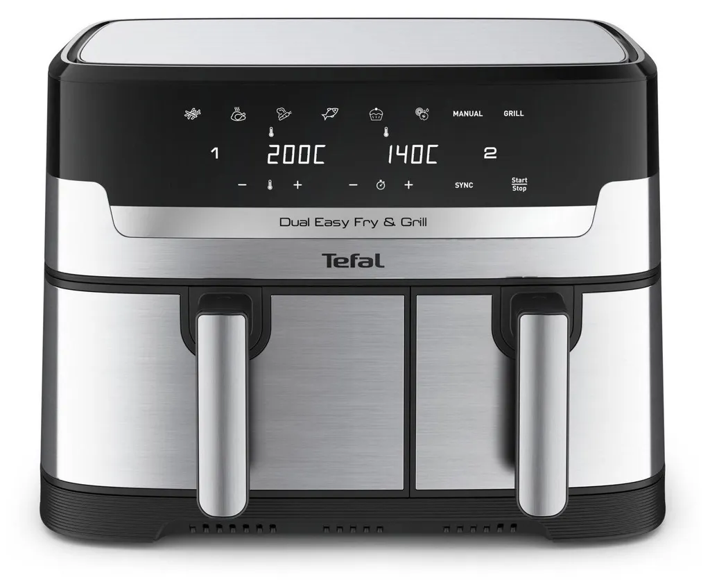 Tefal EY905D10 Friteuse sans huile avec grill intégré et 8 programmes