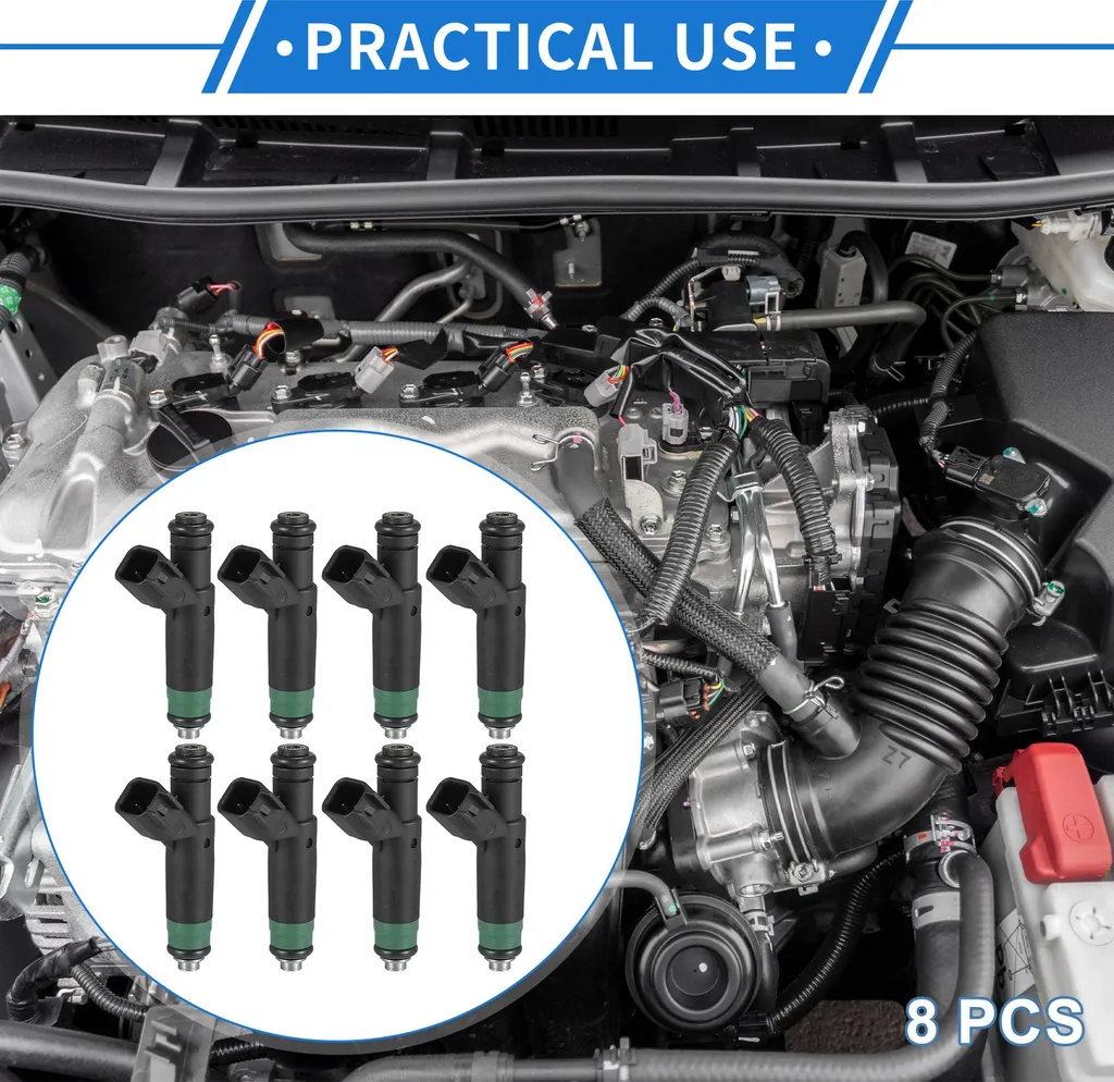 8 Injecteurs de Carburant 4.7L pour Dodge Ram 1500 et Dakota 2004-2007