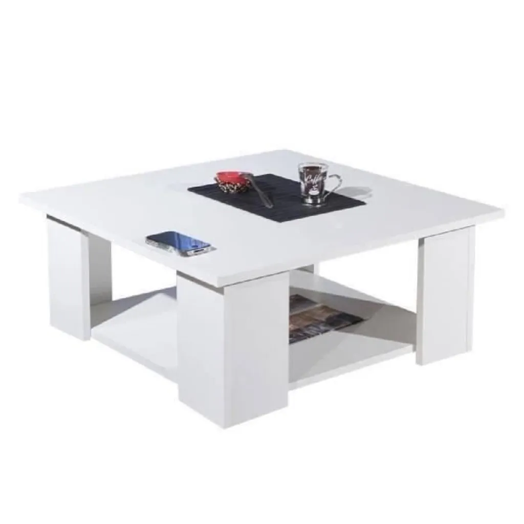 Tavolino Moderno Bianco LIME 67 cm - Arredamento Minimalista di Classe