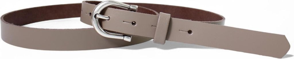 FRONHOFER schmaler Damengürtel zirka 2,2 cm mit silberner Hufeisen Gürtelschnalle