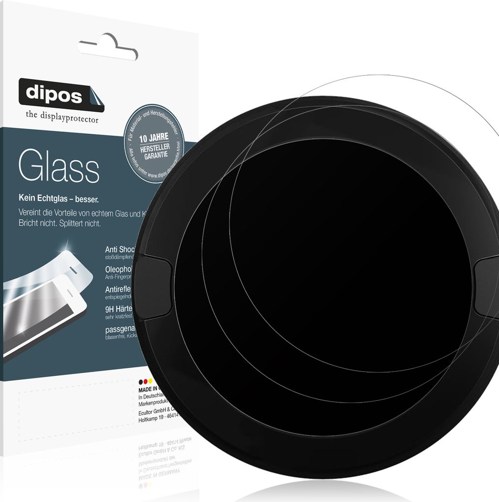 2x Schutzfolie für OOONO P-Disc NO2 matt - Anti-Shock 9H Folie dipos Glass Kunststoffglas