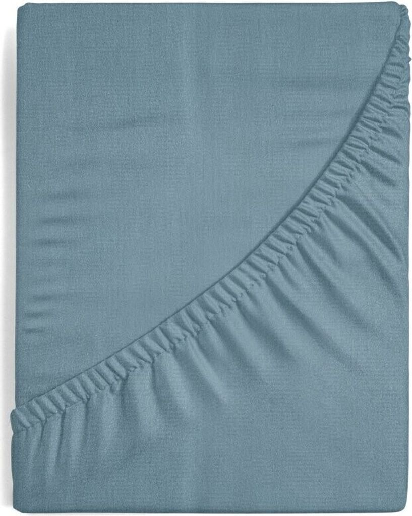 Prześcieradło Jersey niebieskie 220x200 30cm bawełna Zdjęcie produktu 