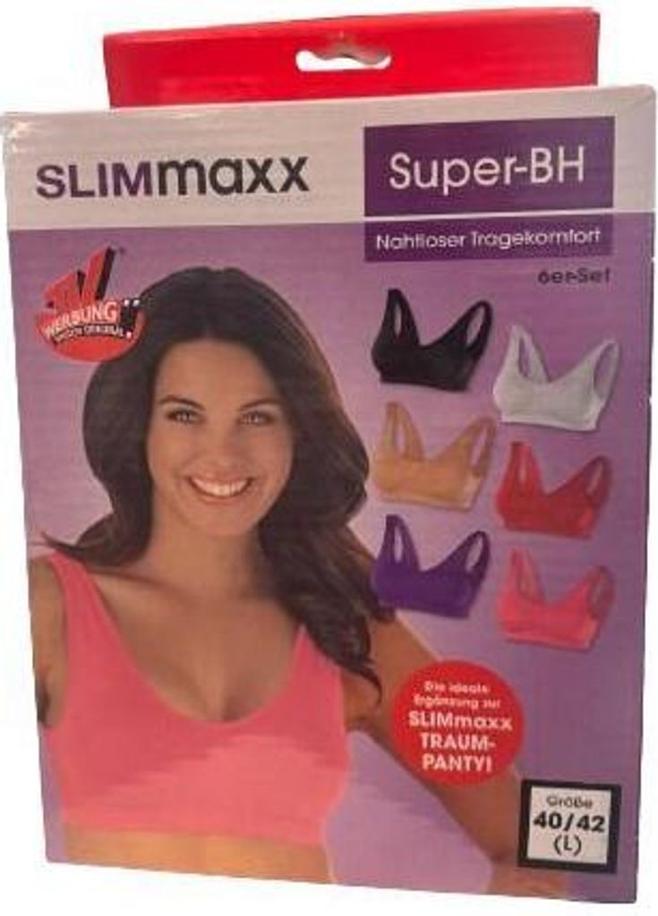 SLIMMAXX Super-BH 6er-Set 40/42 (L) Produktbild 