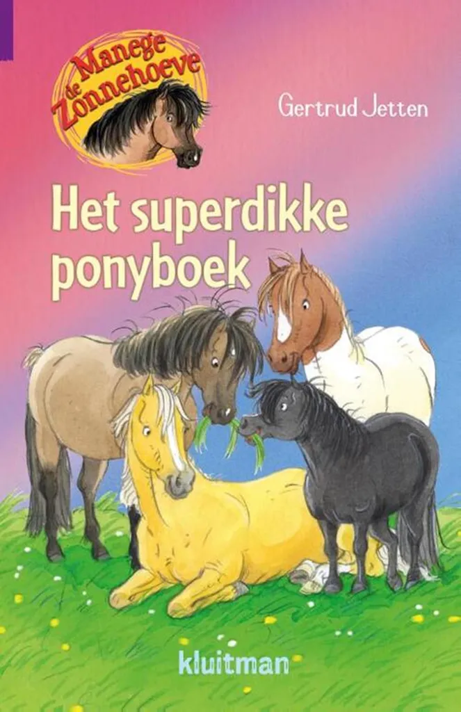 Livre poney illustré Manege de Zonnehoeve édition intégrale