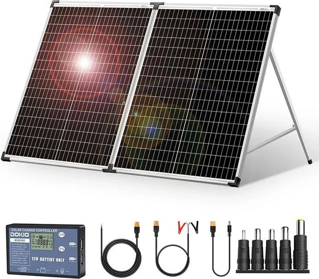 Solarpanel, tragbares Design, hohe Effizienz, 100W