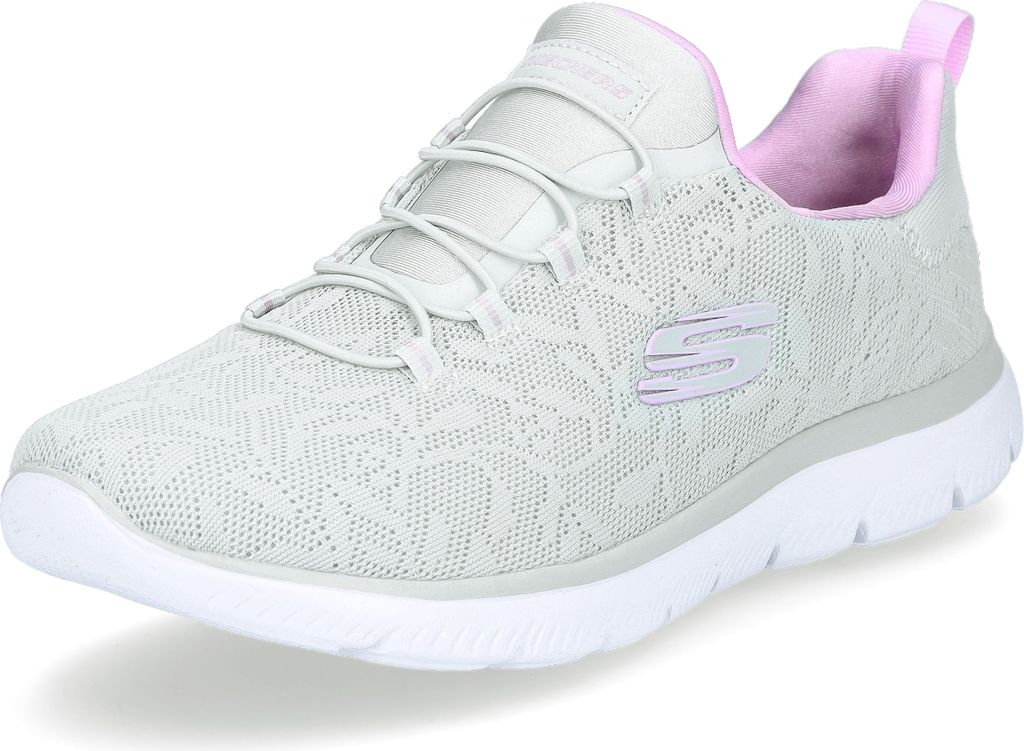 Skechers Damen Sneaker Summits Good Taste hellgrau Produktbild 