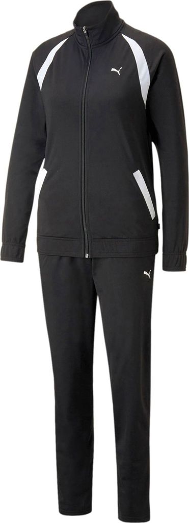 Puma Classic Tricot Trainingsanzug Damen, Farbe:Schwarz, Größe:M