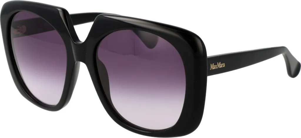 Max Mara MM0047 01B Lunettes de Soleil avec Verres Gris Dégradés de 56mm