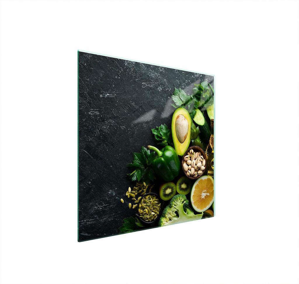 Glasschutzplatte Für Herd 50X52 Avocado