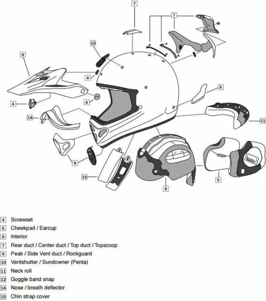Casque Arai MX-V Chinvent Rumble Idéal pour Compétition Motocross Pro