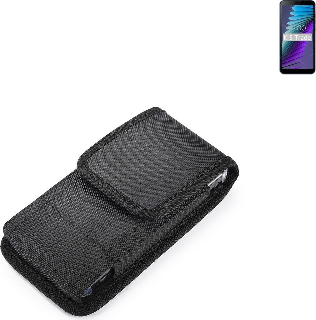 Holster Gürteltasche kompatibel mit BQ Mobile BQ-5765L Clever Holster Gürtel Tasche wasserabweisend Handy Hülle Schutz Hülle Outdoor schwarz