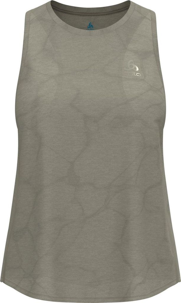 Zeroweight Engineered Chill-Tec Lauftop, Damen - Odlo, Farbe:10868 agate gray melange, Größe:S