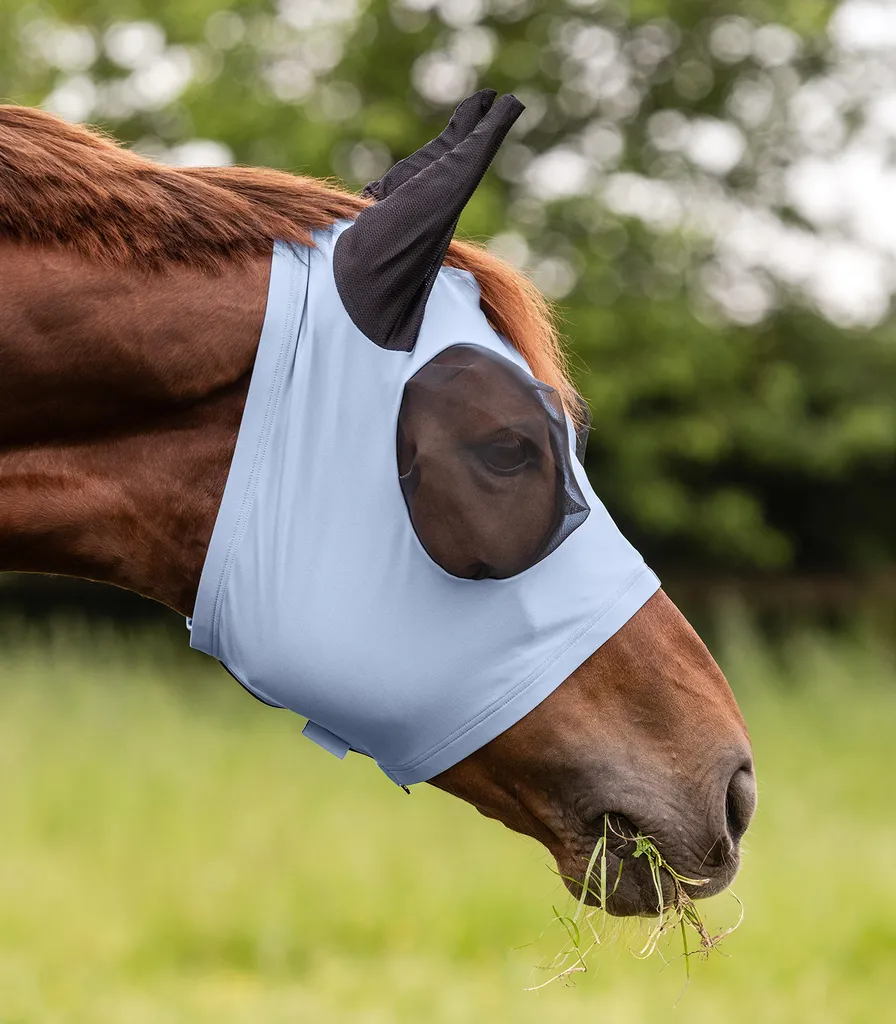 Masque anti-mouches PUCK bleu pastel VB pour stopper irritations oculaires