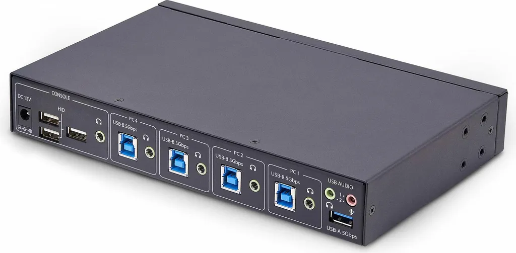 Partagez un Clavier et une Souris sur 4 PC via ce Switch KM USB 3.0