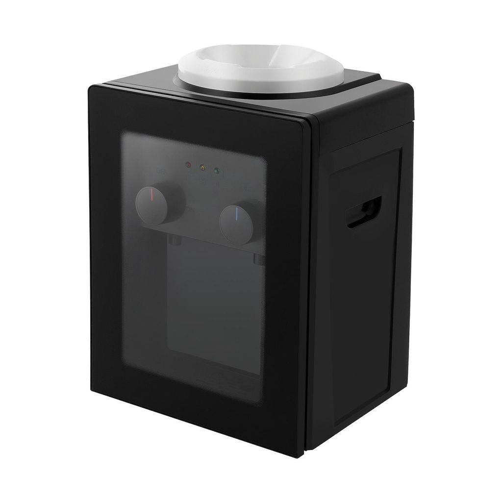 Elektrisch Wasserspender Heißwasserspender Kalte/Heiße Wasserkocher Schwarz Thermoskanne