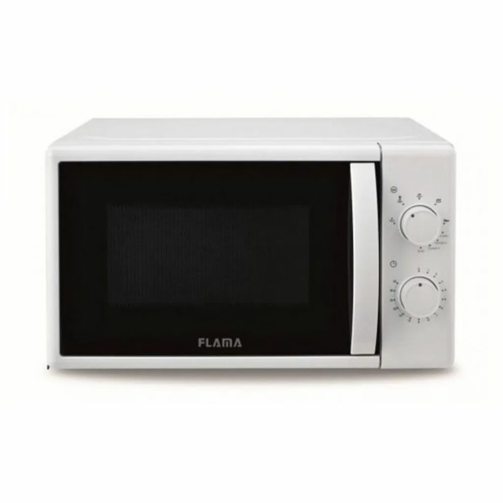 Micro-ondes Grill Flama 1884FL 20 L 700W Blanc pour une cuisine moderne