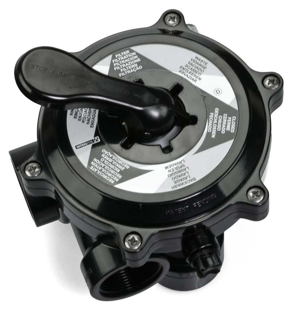 6-Wege-Ventilsatz R 11/2'' schwarz, Flachventil Produktbild 