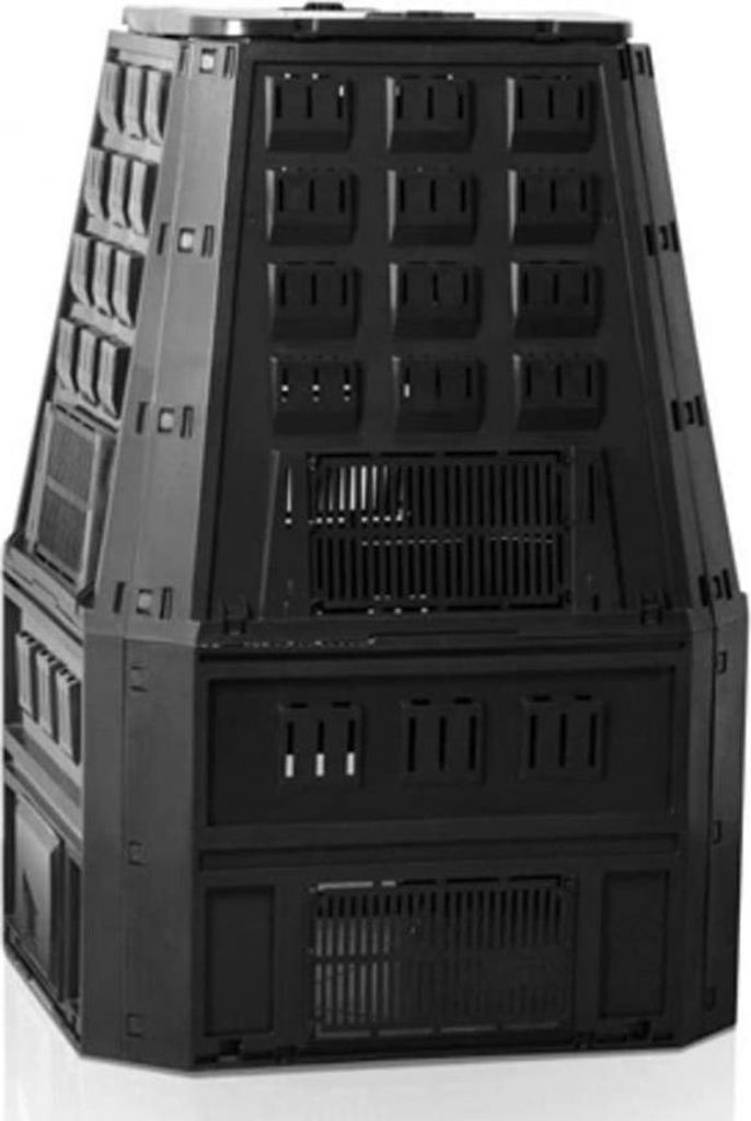 NATURE Thermo-Kompostsilo - PP, 800 l, schwarz, faltbar - H 134,5 x 91 x 91 cm
