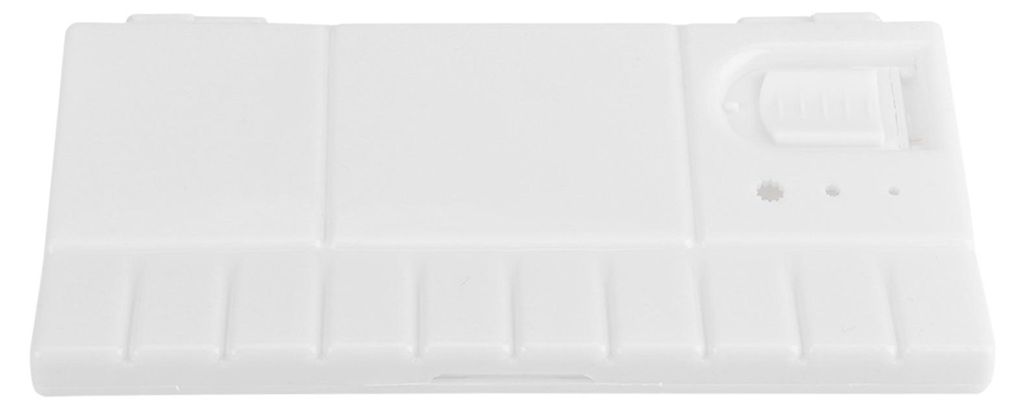 Faltbare quadratische Künstlerpalette aus Kunststoff mit 24 Fächern, Farbschale, Aquarellkasten, ölmalwerkzeug