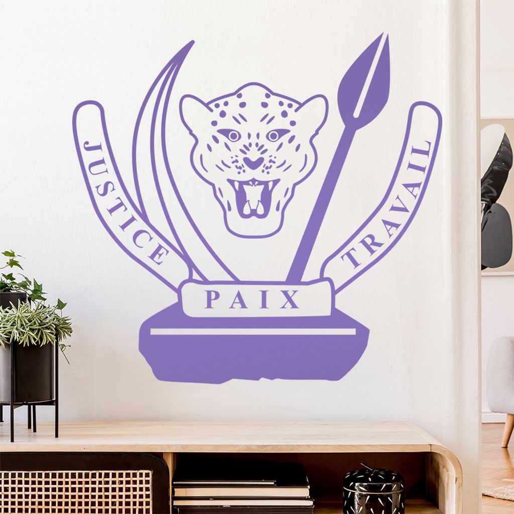 Republik Kongo Wandtattoo Wandaufkleber Wall Sticker - Dekoration, Küche, Wohnzimmer, Schlafzimmer, Badezimmer
