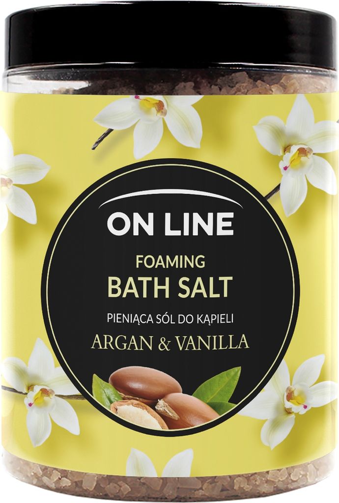On Line Foaming Bath Salt Agran & Vanilla 1200g