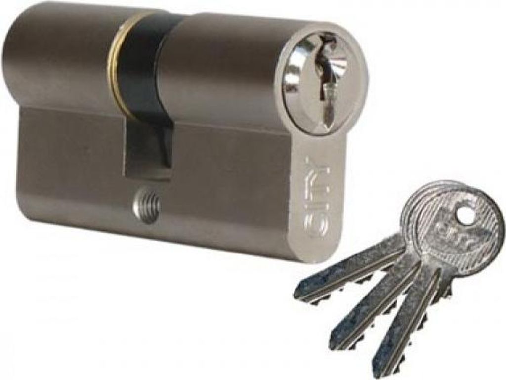 Zylinder City ISEO 40x40mm Messing vernickelt - vielfältig V03 KCF005503 - 520940429V03