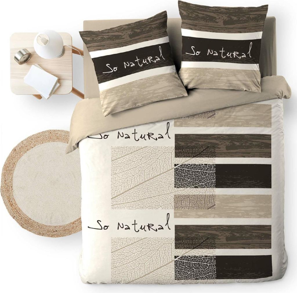 Parure de lit - Douceur d'Intérieur - SO NATURAL - Coton - Image du produit 