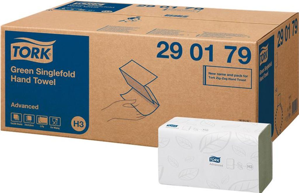 Tork weiche Zickzack-Handtücher Weiß H3