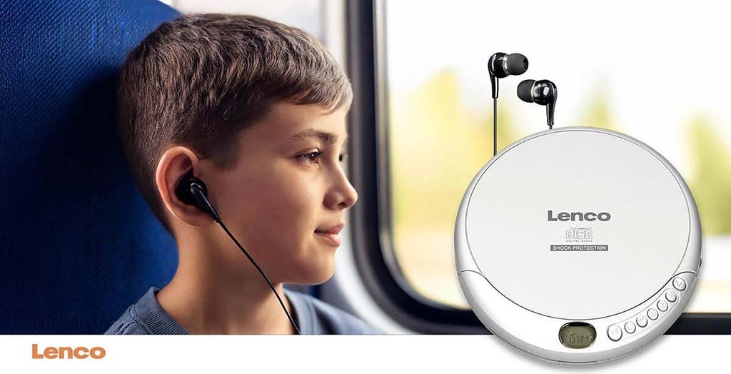 Odtwarzacz CD/MP3 Lenco portabler CD-201 Zdjęcie produktu 34