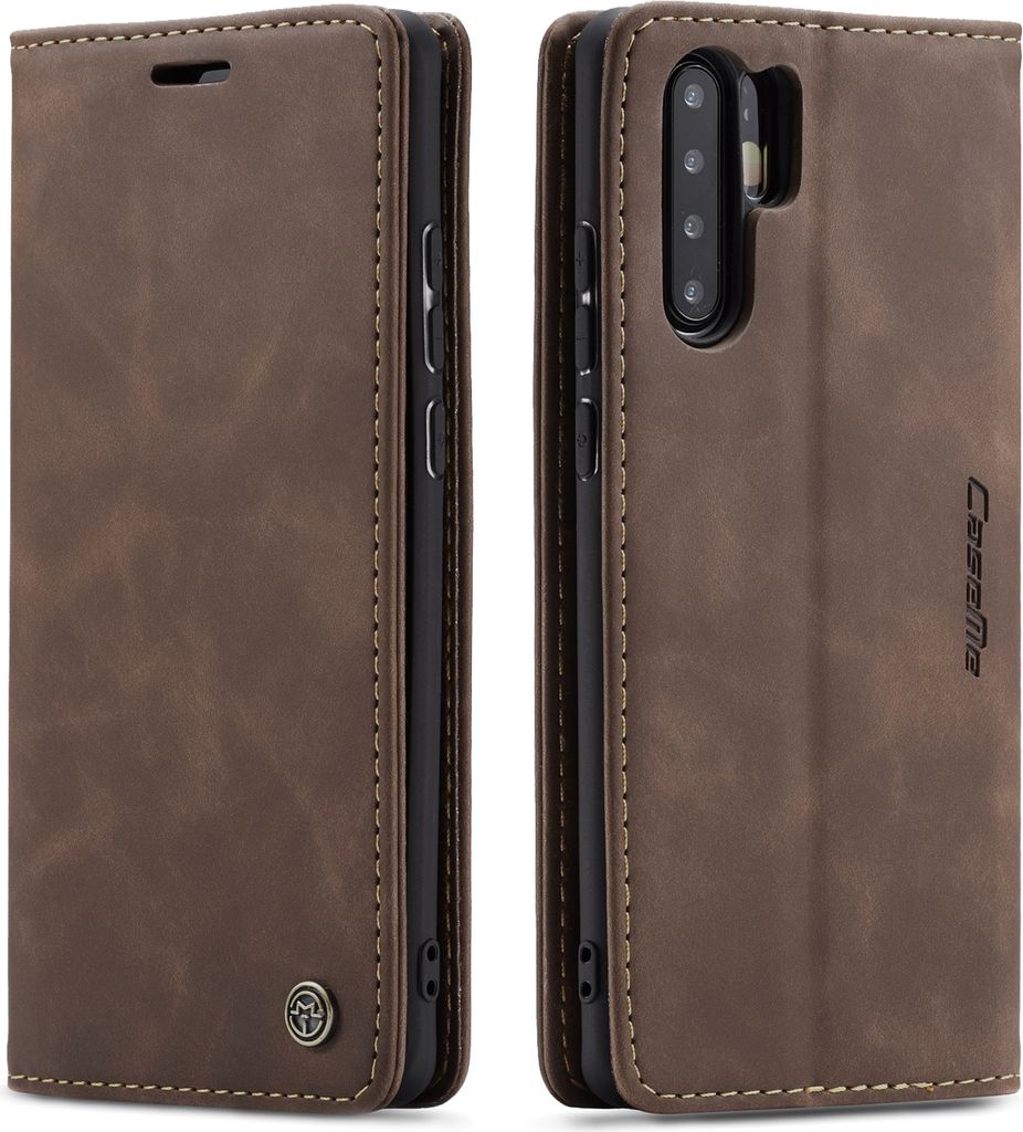 Huawei P30 Pro Hülle, LaimTop Retro Kunstledertasche TPU Produktbild 
