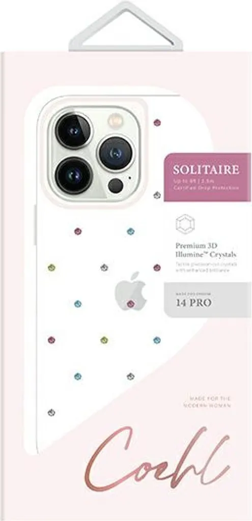 Custodia Uniq Coehl Solitaire iPhone 14 Pro 6.1 Trasparente - Protezione Chic - 3