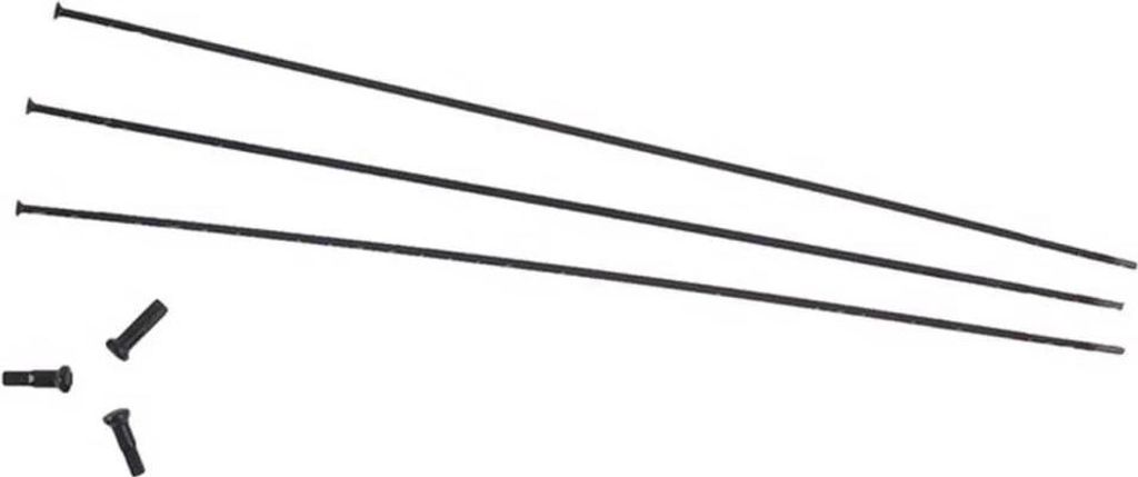 Zipp Cx-ray Straight Pull External Speichen 3 Einheiten Schwarz 272 mm Schwarz 272 mm