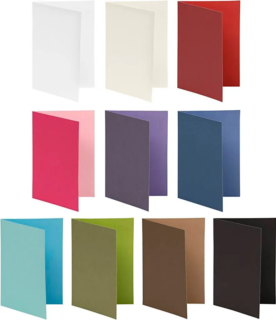 Assortiment Cartes Multi-occasions 24 Unités - Motifs Floraux et Zen