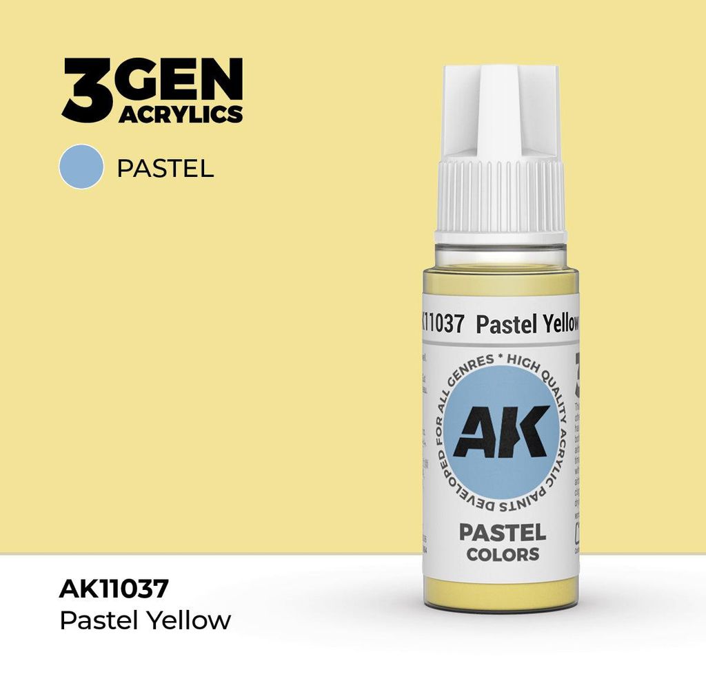 AK Interactive 3GEN Pastel Yellow 17ml