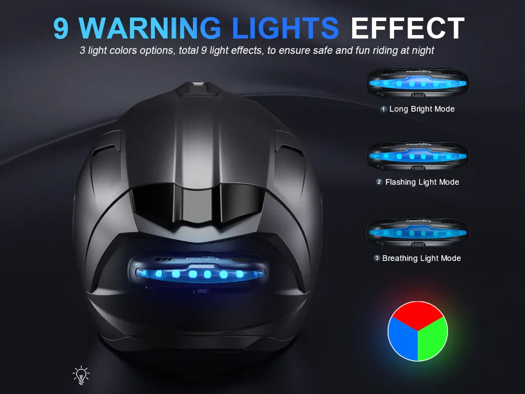 Kit Communication Casque Moto Bluetooth - 1000m, Étanche IP67, FM - 2