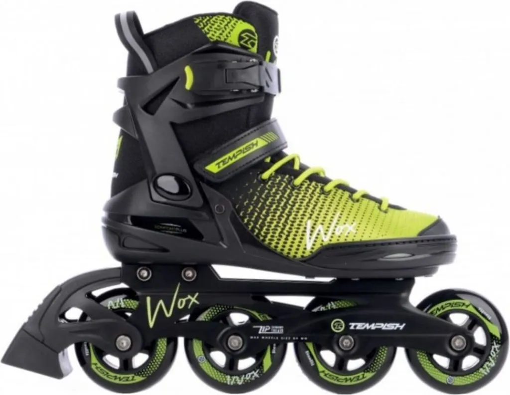 Rollers Tempish Wox M avec Roulements ABEC 7 et Roues de 84mm Noir